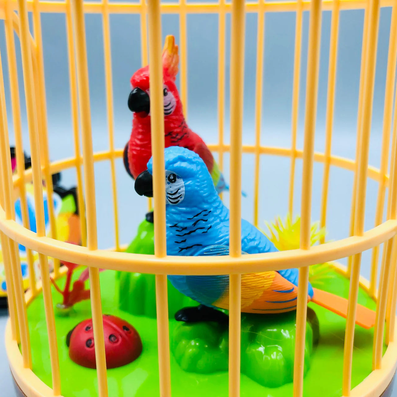 Battery Operated Pretty Bird Cage Toy with Light & Music for Kids (Ages 3+)