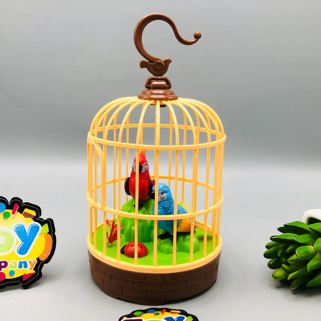 Battery Operated Pretty Bird Cage Toy with Light & Music for Kids (Ages 3+)
