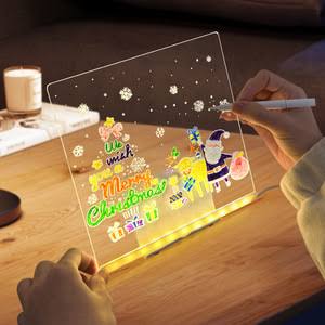 ✨ LED Glow Drawing Board for Kids Magic Light Drawing Pad 8x8  Fun, Creative & Screen-Free Play (Ages 3+)