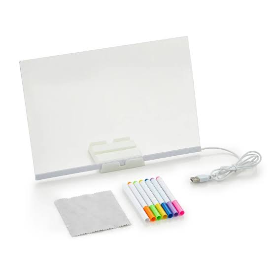 ✨ LED Glow Drawing Board for Kids Magic Light Drawing Pad 8x8  Fun, Creative & Screen-Free Play (Ages 3+)