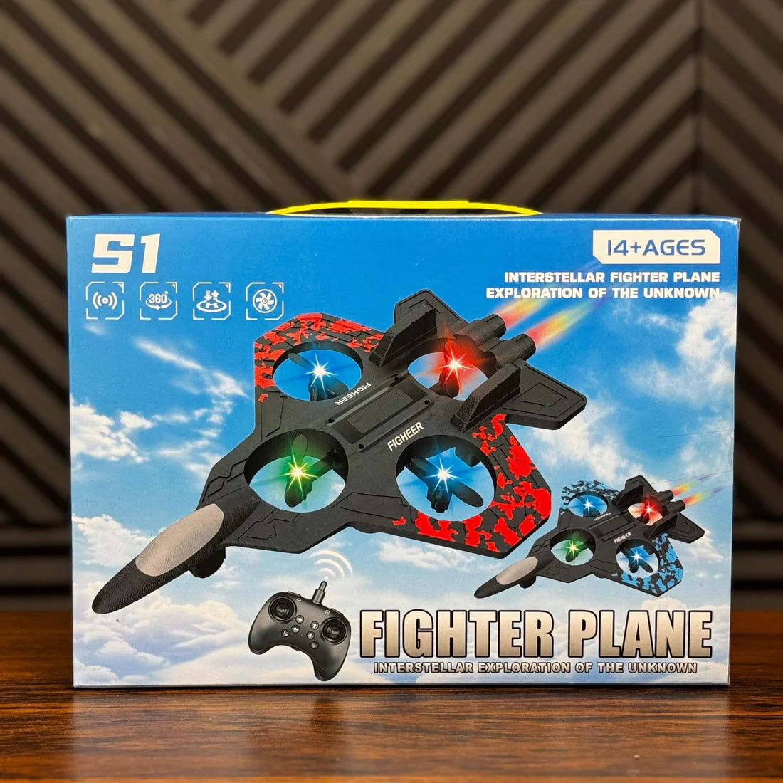 RC Combat Aircraft Drone – High-Speed Remote Control Flying Jet for Kids (Ages 14+)