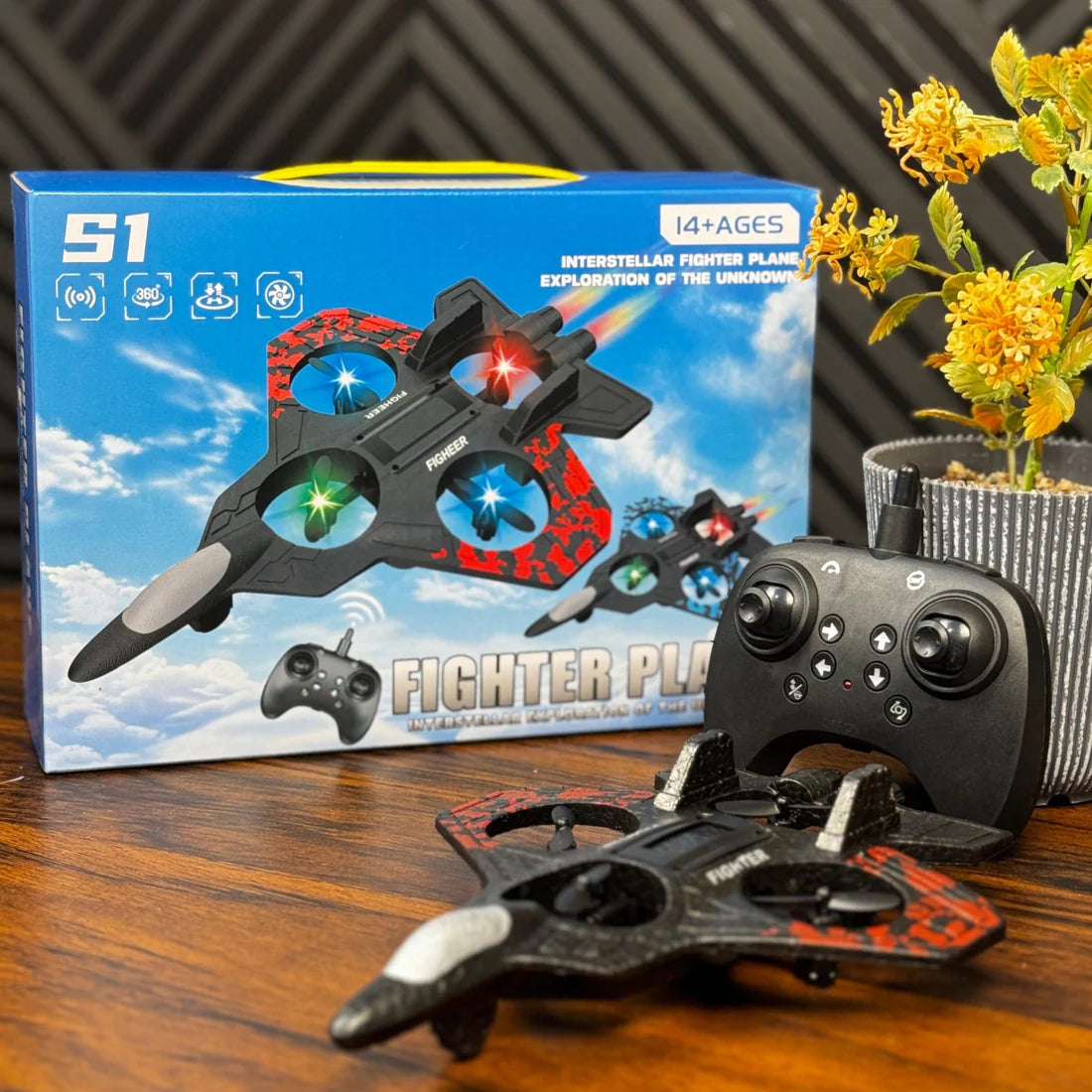 RC Combat Aircraft Drone – High-Speed Remote Control Flying Jet for Kids (Ages 14+)