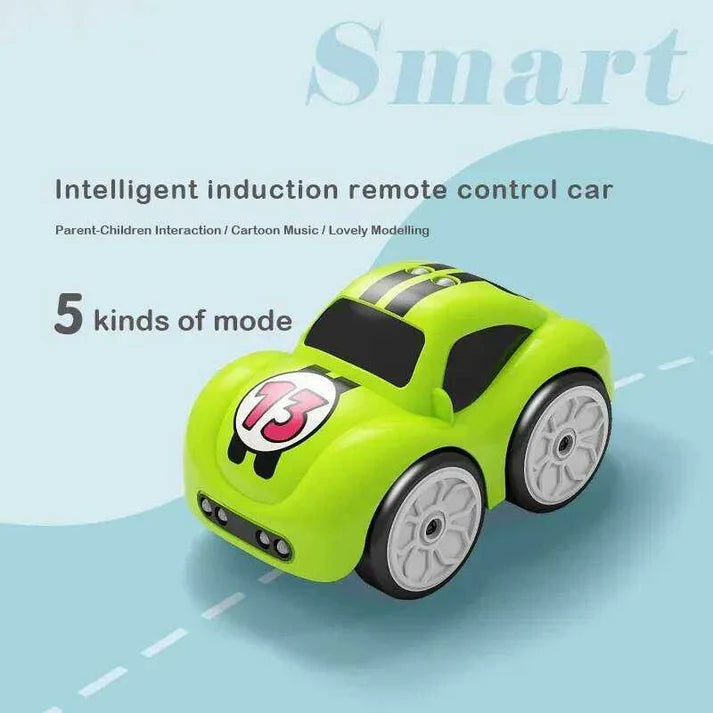 Mini Smart Induction R/C Car – Remote & Gesture Control Racing Toy for Kids (Ages 6+)